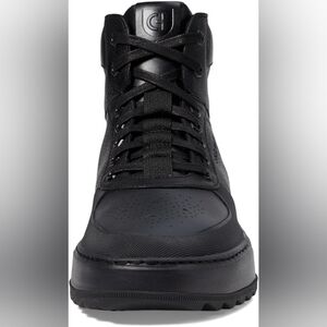 Men's Black High-Top Sneakers